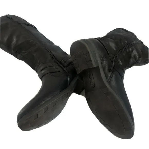 Baretraps Womens Black Riding Boots Shoes 8M Horse Ridding