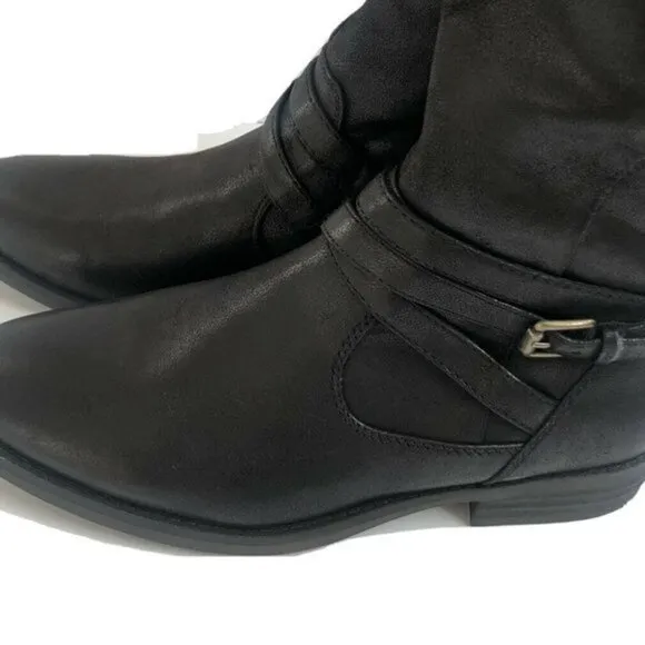 Baretraps Womens Black Riding Boots Shoes 8M Horse Ridding