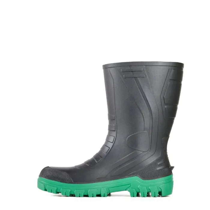 Bata Industrials - Jombaster 3 Gumboots - BLACK/GREEN - NON SAFETY 892-67280