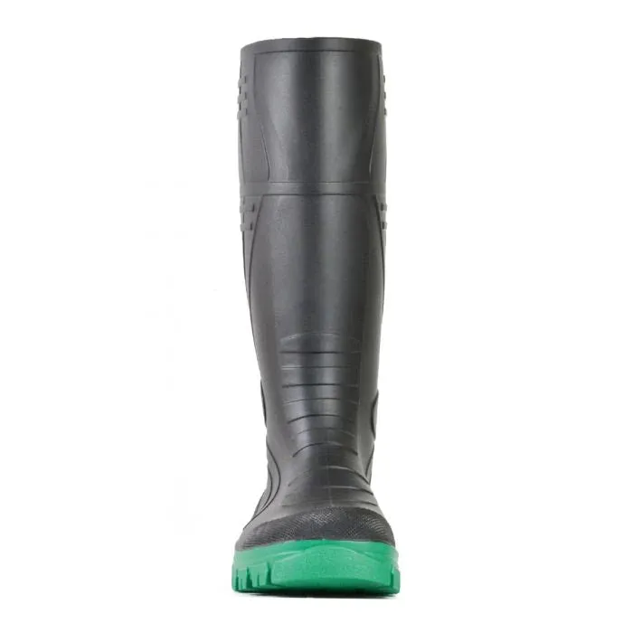Bata Industrials - Jombaster 3 Gumboots - BLACK/GREEN - NON SAFETY 892-67280