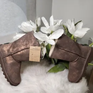 Bearpaw Emma Womens Suede Winter  Boots size8 new