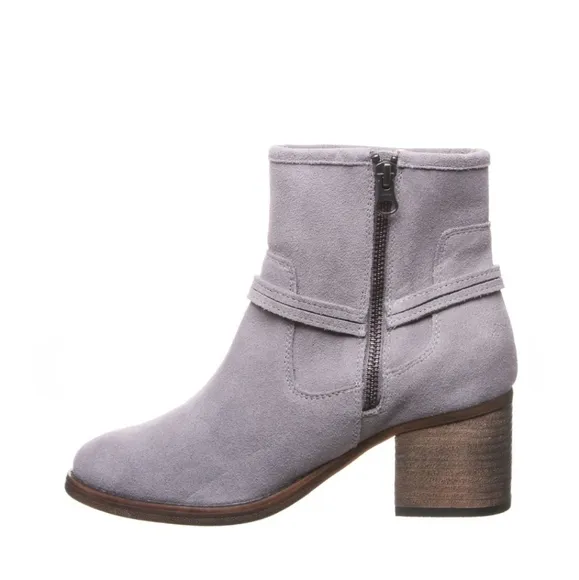 BEARPAW Mica Winter Ankle Boot Booties Gray Fog