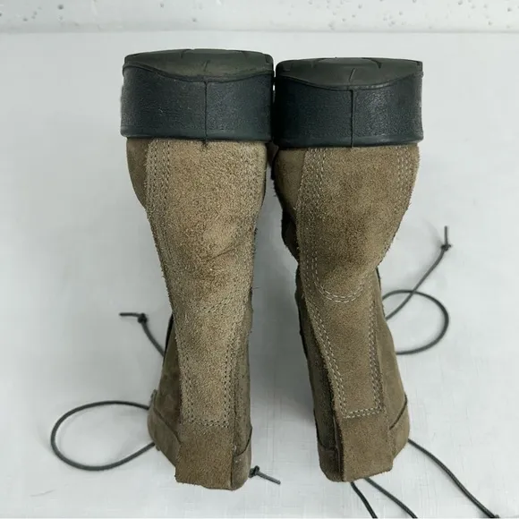 Belleville size 7 Sage Suede Gore Tex Insulated Waterproof Steal Toe Boots