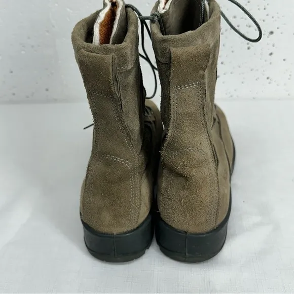 Belleville size 7 Sage Suede Gore Tex Insulated Waterproof Steal Toe Boots