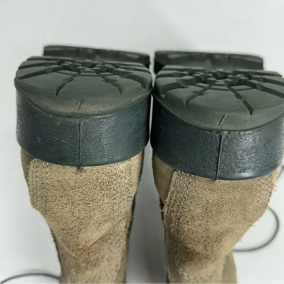 Belleville size 7 Sage Suede Gore Tex Insulated Waterproof Steal Toe Boots
