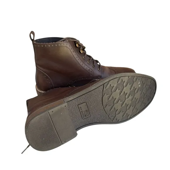 Ben Sherman Wingtip Boot in Cognac Men’s Size 9.5