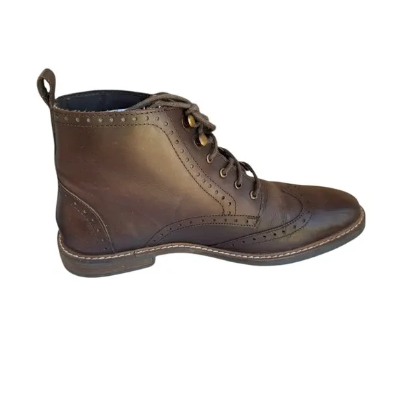 Ben Sherman Wingtip Boot in Cognac Men’s Size 9.5