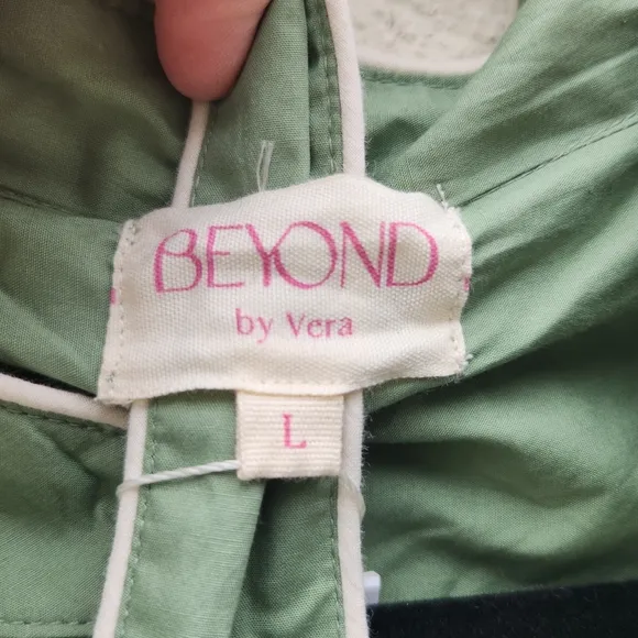 BEYOND BY VERA Nella Indian Cotton Dress 1472 in Medina Sage