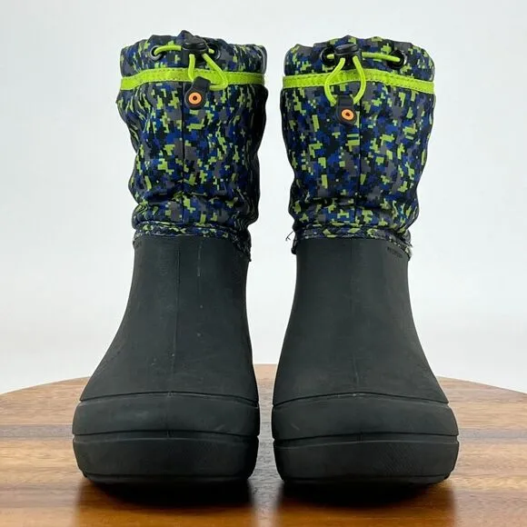 Big Kids‎ Bogs Snow Shell Camo Waterproof Winter Snow Insulated Boots Size 6 Y