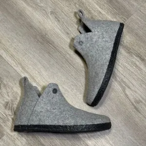 Birkenstock Andermatt 1017516 Fall Winter 2023 light Gray, Felt Low Boots, Narro