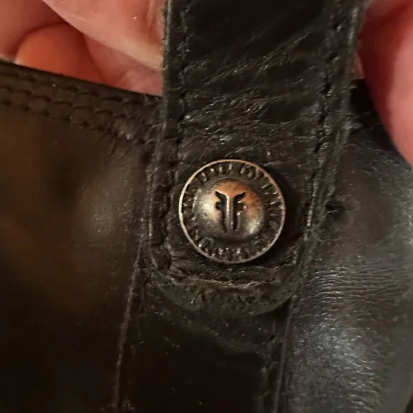 Black Frye Melissa Harness Riding Boots size 7