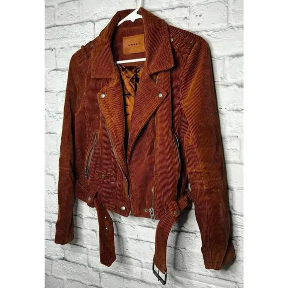 Blanknyc Corduroy Moto Jacket Atlas &amp; skirt set size S.