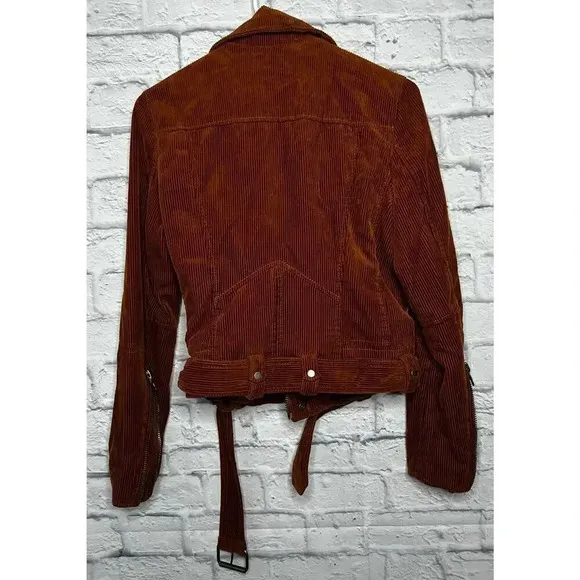 Blanknyc Corduroy Moto Jacket Atlas &amp; skirt set size S.