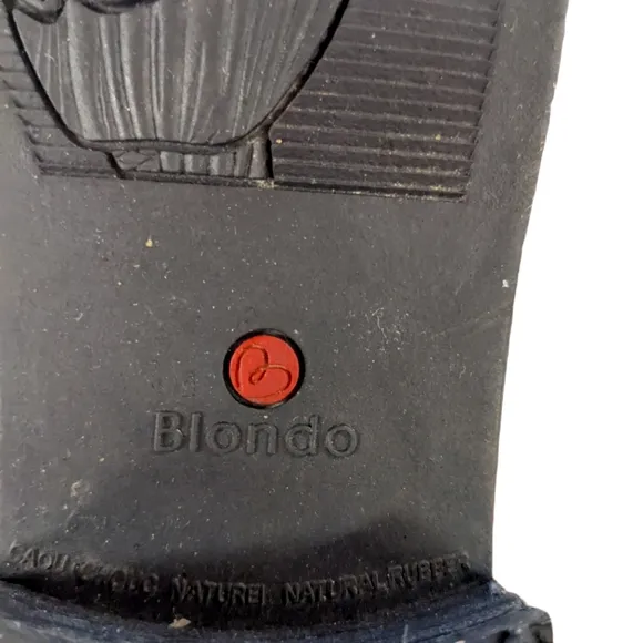 Blondo Black Leather Boots 8.5
