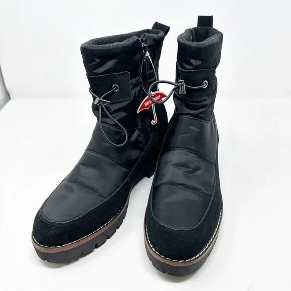 Blondo Black Suede Water Resistant Boots Snow Size 11