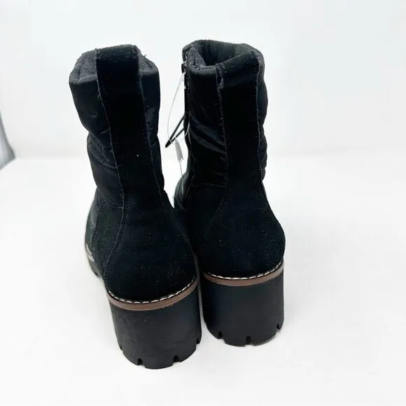 Blondo Black Suede Water Resistant Boots Snow Size 11