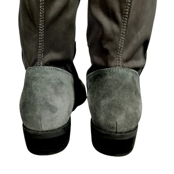 Blondo Over the Knee Boots sz 9M Women Gray Suede Waterproof Riding Equestrian