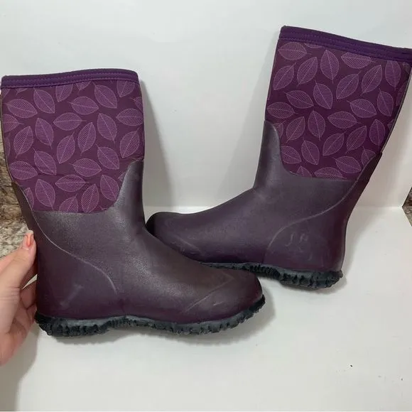 Bogs Neo-Tech Purple Insulated Waterproof Winter Boots