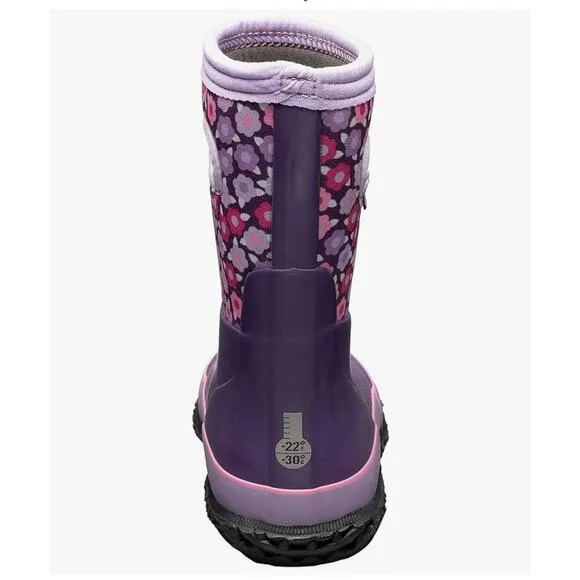 Bogs NIB Kids’ Grasp Flower Insulated Rain Boots