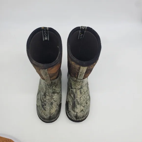 Bogs Shoes Youth 2 Boots 30 Below Mossy Oak Camo High Waterproof Camouflauge