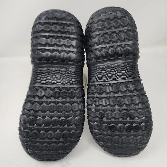 Bogs Waterproof Boots York Camo Dino Kids 4 Black Rain Shoes Eco Footbed