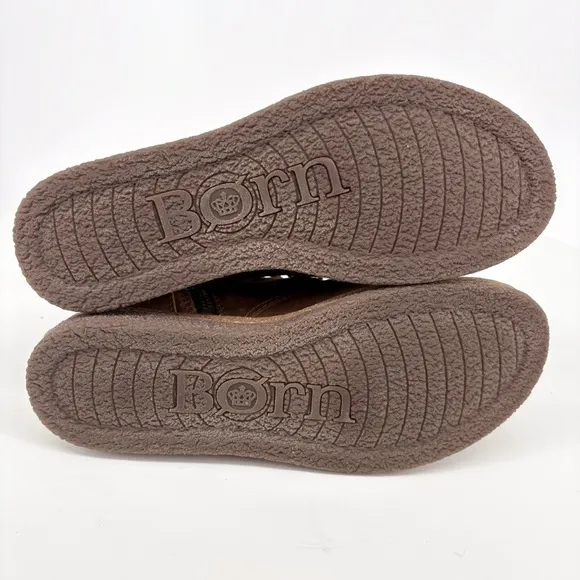 BORN | Analia Moc Toe Chukka Ankle Boot in Tan Leather | Sz 10