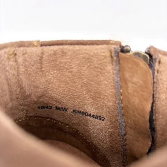 BORN | Analia Moc Toe Chukka Ankle Boot in Tan Leather | Sz 10