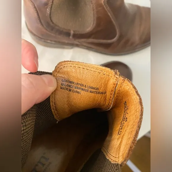 Born brown leather boots