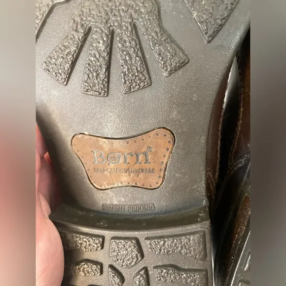 Born brown leather boots