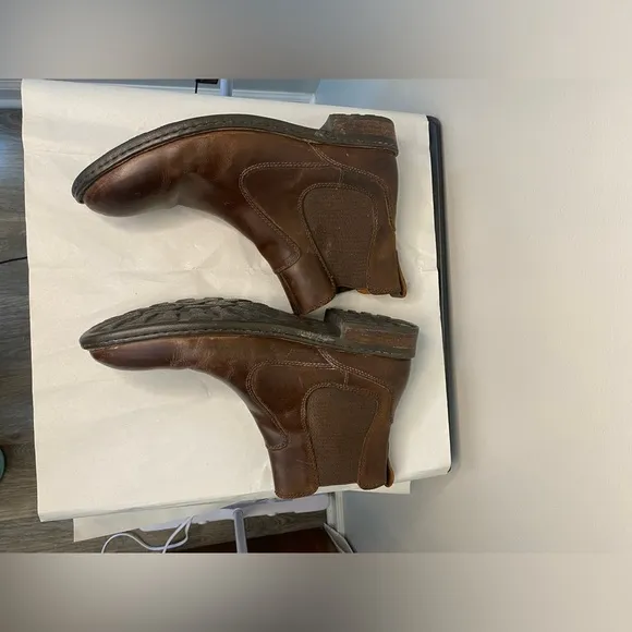 Born brown leather boots