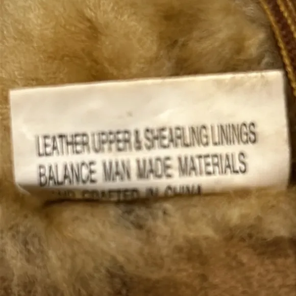 Born Leather Shearling fur Lined Lace Up Winter Boots warm &amp; cozy size 4/36