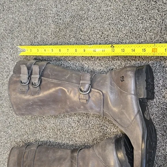 Born Women Leather Riding Boots moto shoes sz 8