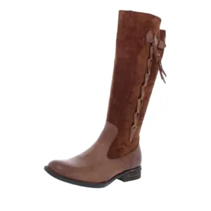 Borne Boots Cook Leather and Suede Brown Riding Boots Women's size 8.5 M