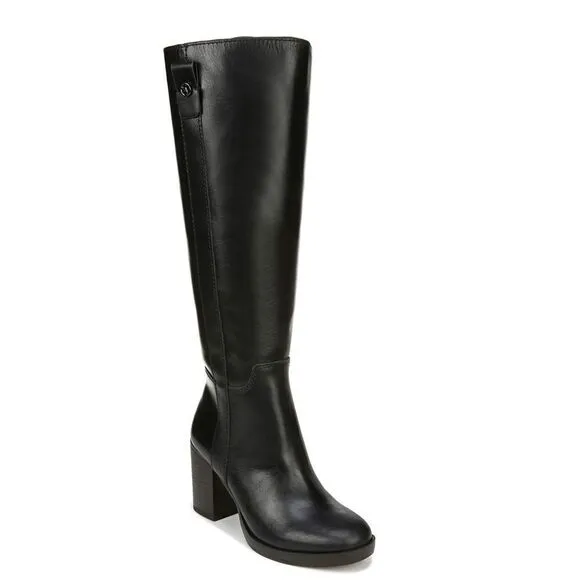Born Esla Knee High Black Leather Women's Boots