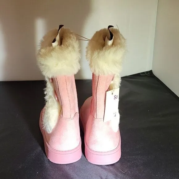 BRAND NEW SO SOPHIA GIRLS WINTER BOOTS FLEXABLE CUSHION SOCK