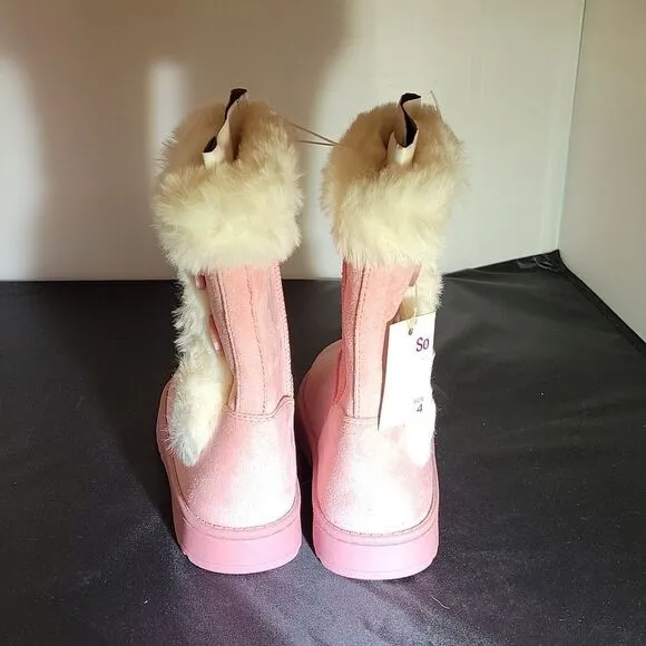 BRAND NEW SO SOPHIA GIRLS WINTER BOOTS FLEXABLE CUSHION SOCK