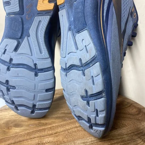 Brooks Ghost 15 Flintstone Oak Womens Blue and Orange Mens Size 13 Running Shoes