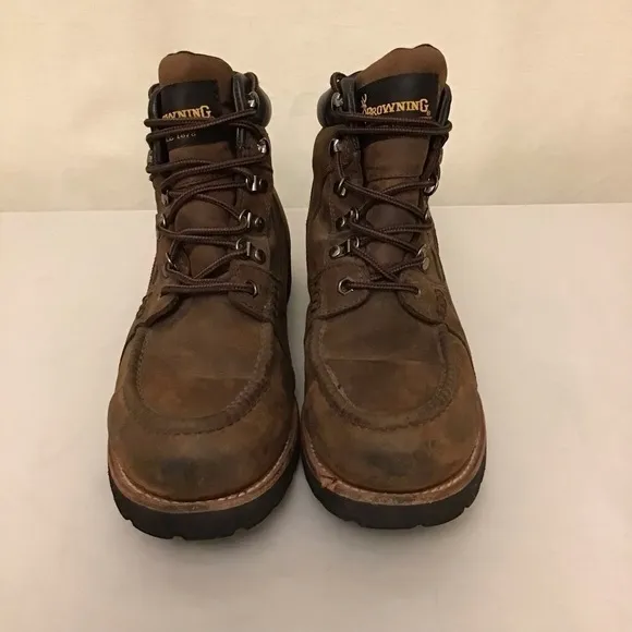 Browning 11 Gore-Tex Leather Men’s Boots Hiking Hunting Outdoors Work Brown
