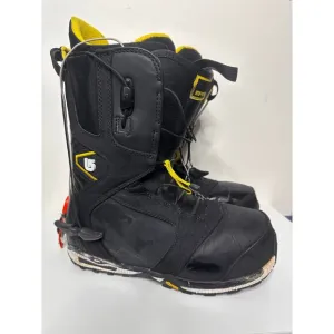 Burton Mens Imprint 3 Imperial Snowboard Snow Black Yellow Boots Size 10