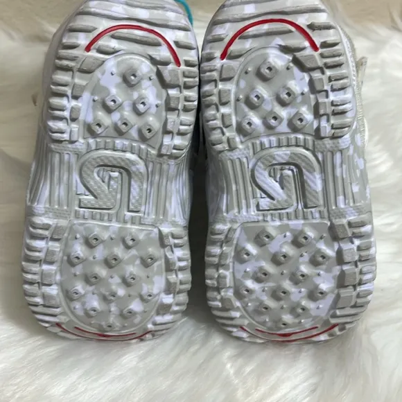 Burton Toddler White Blue Skiing Snow Boots
