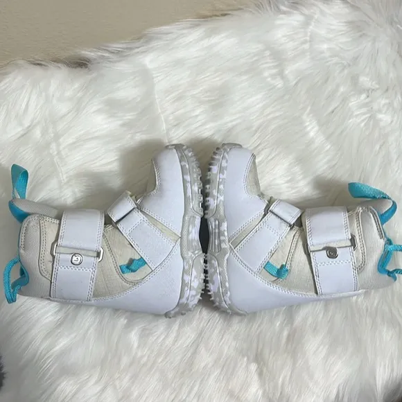 Burton Toddler White Blue Skiing Snow Boots