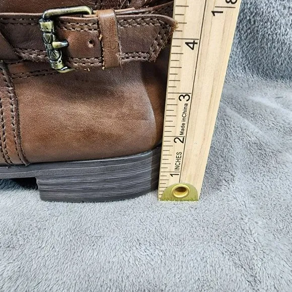 Bussola Shoes Womens Size EU 41 US 10.5 Brown Leather Riding Boots