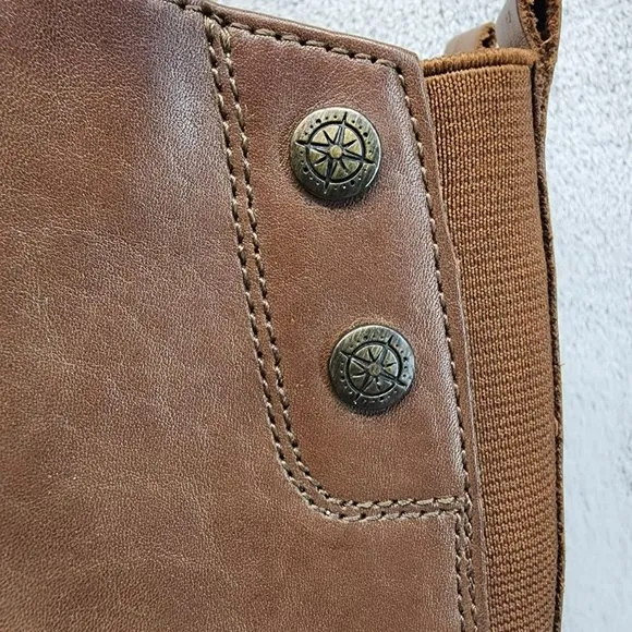 Bussola Shoes Womens Size EU 41 US 10.5 Brown Leather Riding Boots