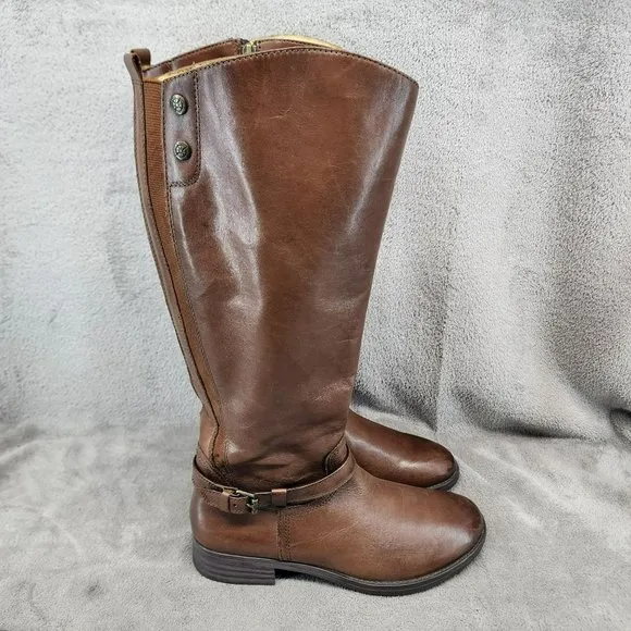 Bussola Shoes Womens Size EU 41 US 10.5 Brown Leather Riding Boots