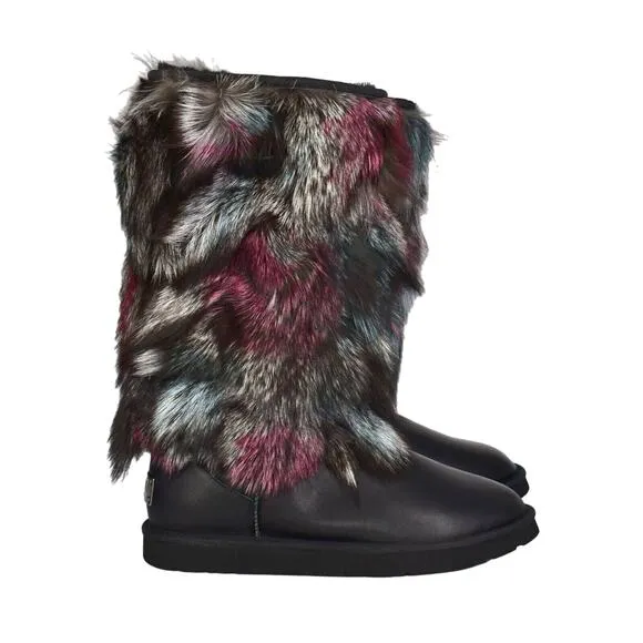 C8 NIB AU &amp; MU AUSTRALIA N613 Wmns Sheepskin Fur Winter Snow Boots Size 12