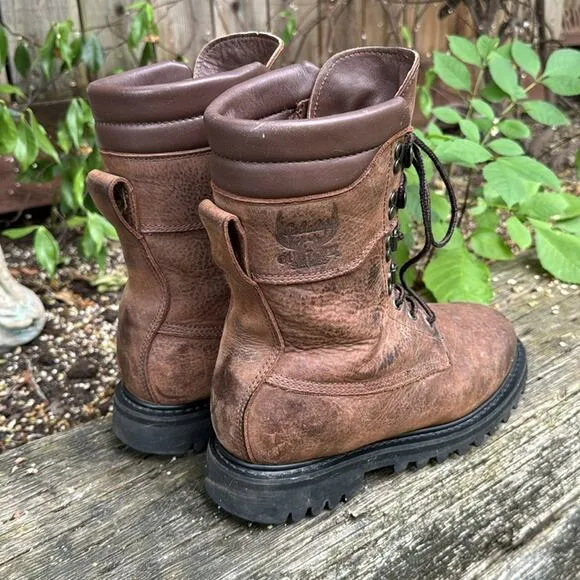 Cabela’s Outfitter Goretex Thinsulate Brown Leather Hiking Boots Men's 7.5 EE
