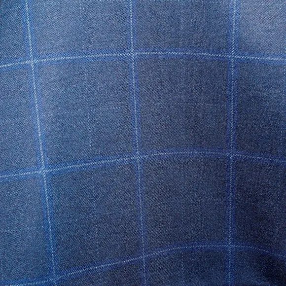 Cabi Blue Windowpane Plaid &quot;Check Blazer&quot;