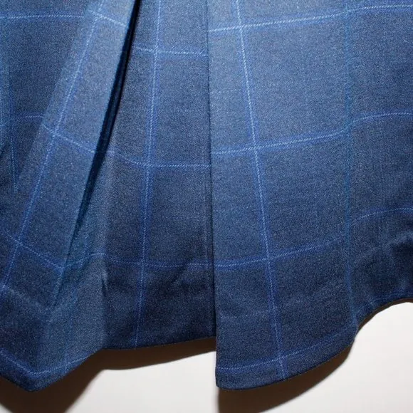 Cabi Blue Windowpane Plaid &quot;Check Blazer&quot;
