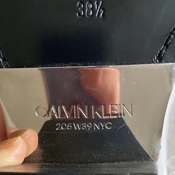 Calvin Klein Leather Western Boots