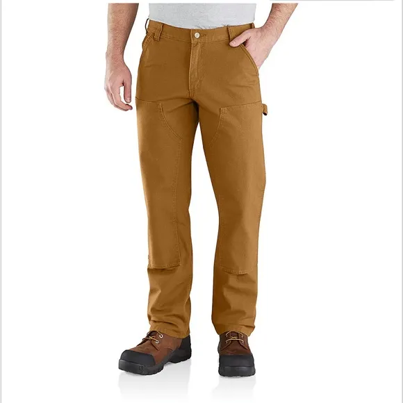 Carhartt Duck Double Front Relaxed Fit Rugged Flex Utility Work Pants NWT 36X34